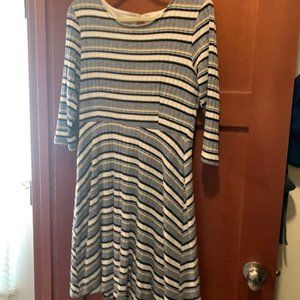 Modcloth XL Striped Sweater Dress